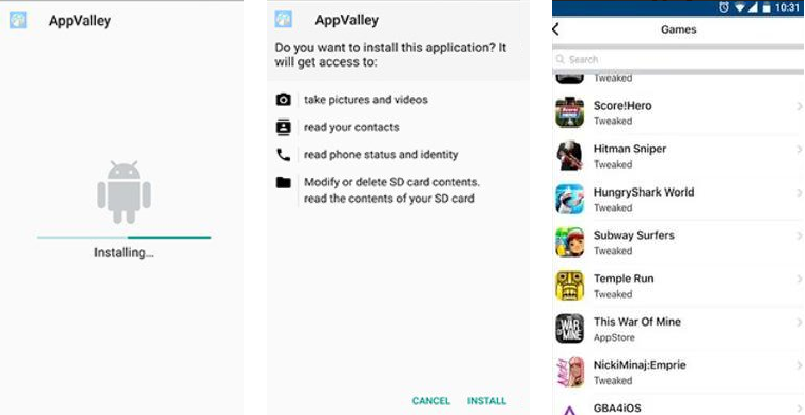 install appvalley
